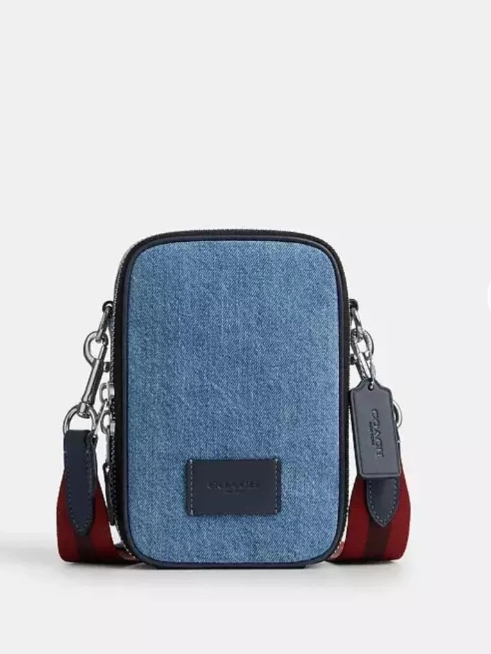 Coach Stanton Crossbody Bag In Denim